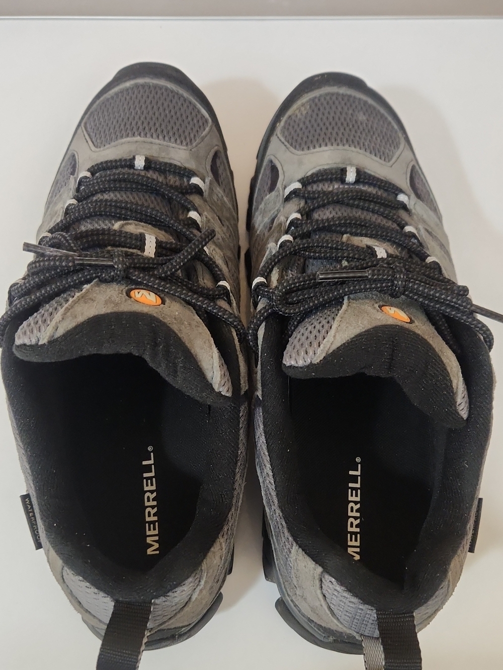 Merrell Moab 3 WP Waterproof Trail Hiking Shoes Granite Vibram Men's 12 - Picture 4 of 13